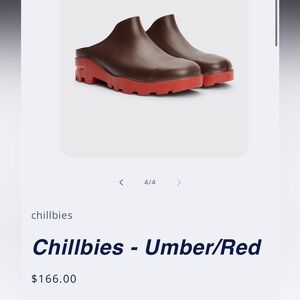 Stylish Brown and Red rubber clog